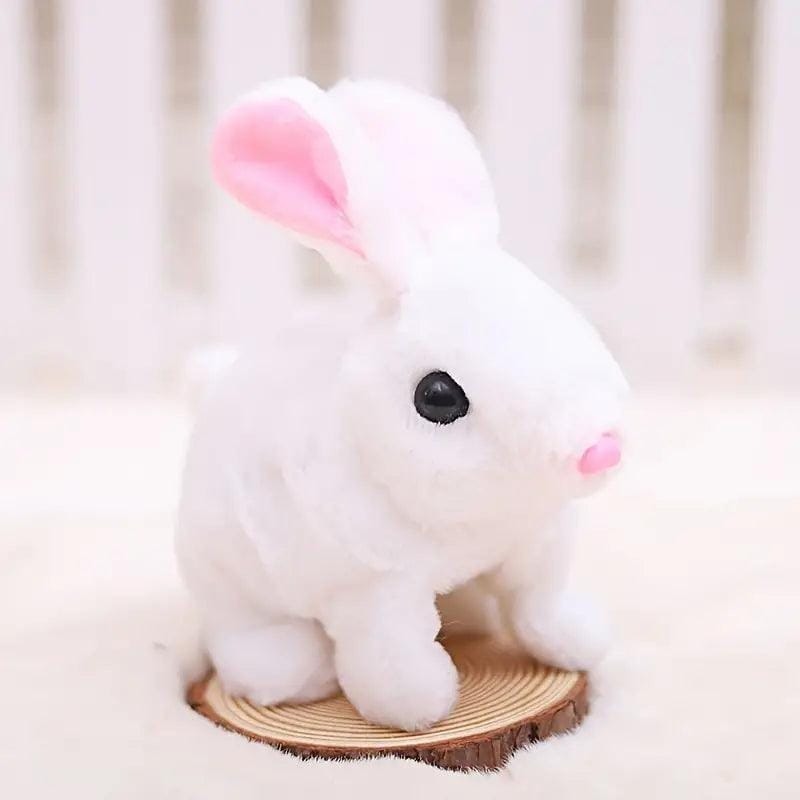 Electronic Plush Rabbit Toy for Kids | Interactive Walking, Jumping, Running & Talking Bunny with Wiggle Ears, Twitching Nose & Tail Wagging | Battery Operated Stuffed Bunny Doll – Soft Cuddly Toy for Boys & Girls | Best Birthday & Easter Gift