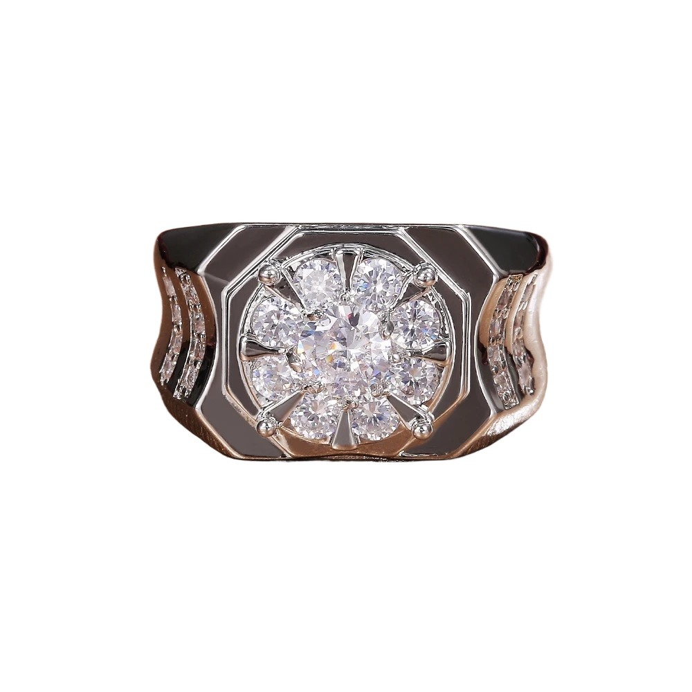 Ultra Shine Dazzling Zircon engagement wedding Rings gift for men