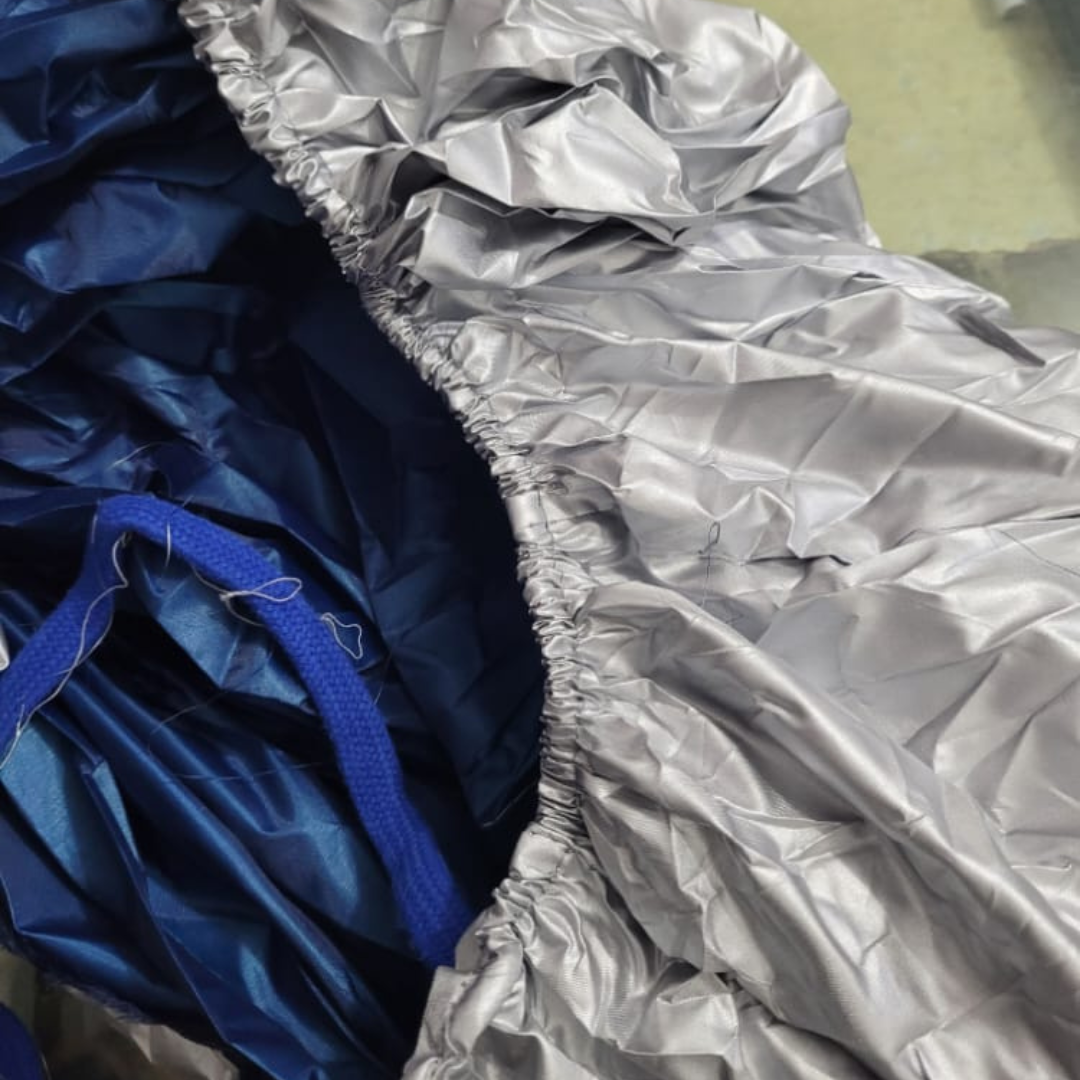 Wagon R Topcover Silver parachute Car Cover Dust and Waterproof