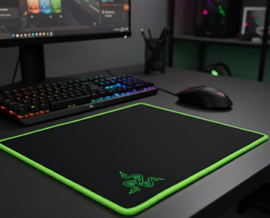 Gaming Mouse Pad Logilily L-16 Gaming MousePad Silk-Gliding (25cm x 21cm)