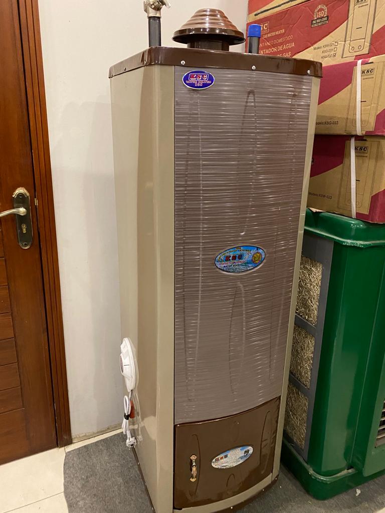 KSC Instant Plus Storage Geyser 35 gallon 150 Liters Multi (Natural Gas/LPG+ Electric) Energy Saver upto 80% and 2x more efficent