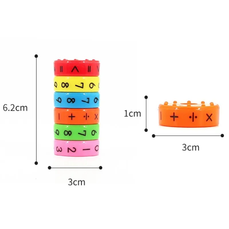 Children Numbers Magic Digital Cube Toy Montessori Puzzle Game Kids Learning Educational Math Magnetic Block Calculate Game
