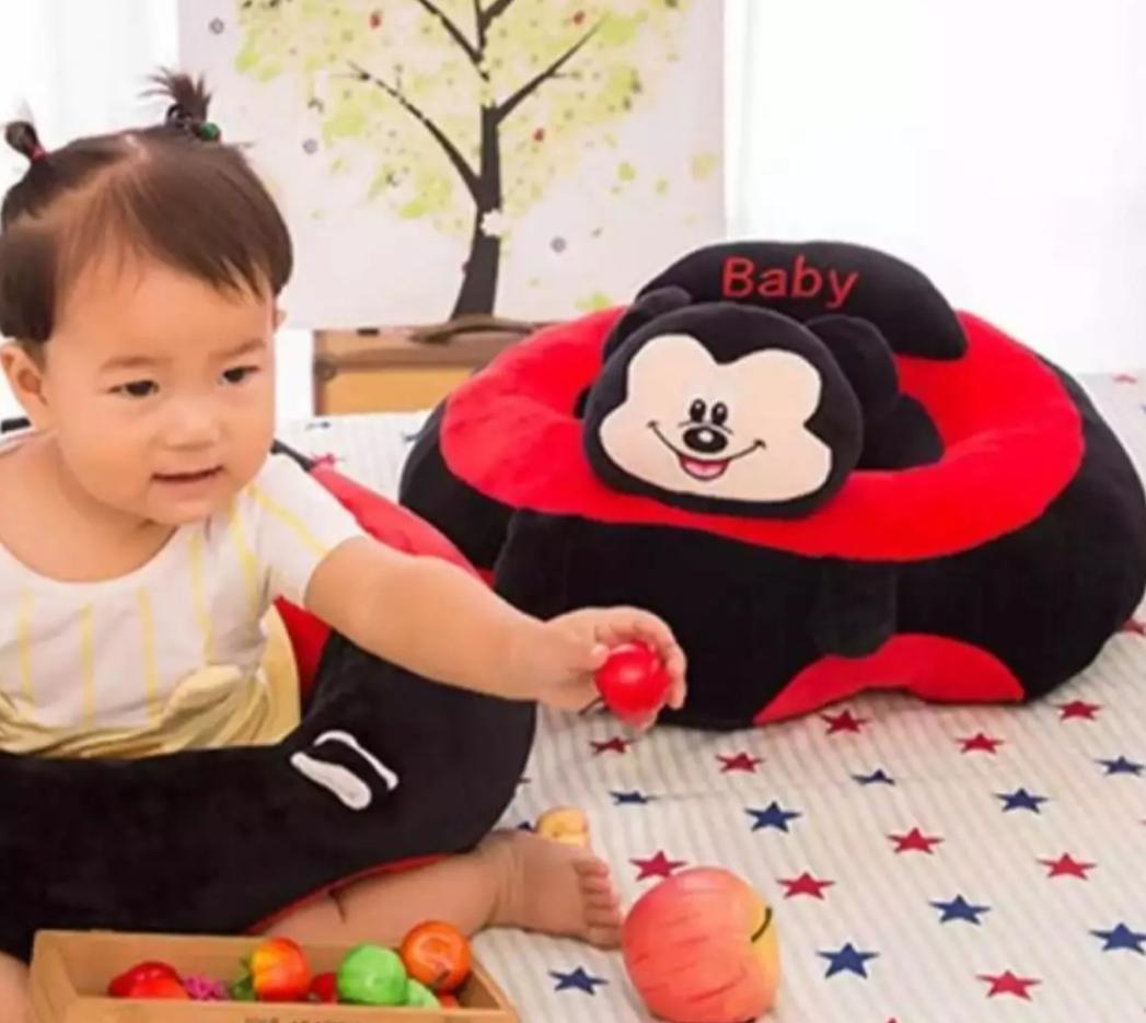 BabyPink Elephant Seats Sofa Plush Support Seat Learning To Sit Baby Plush Toys