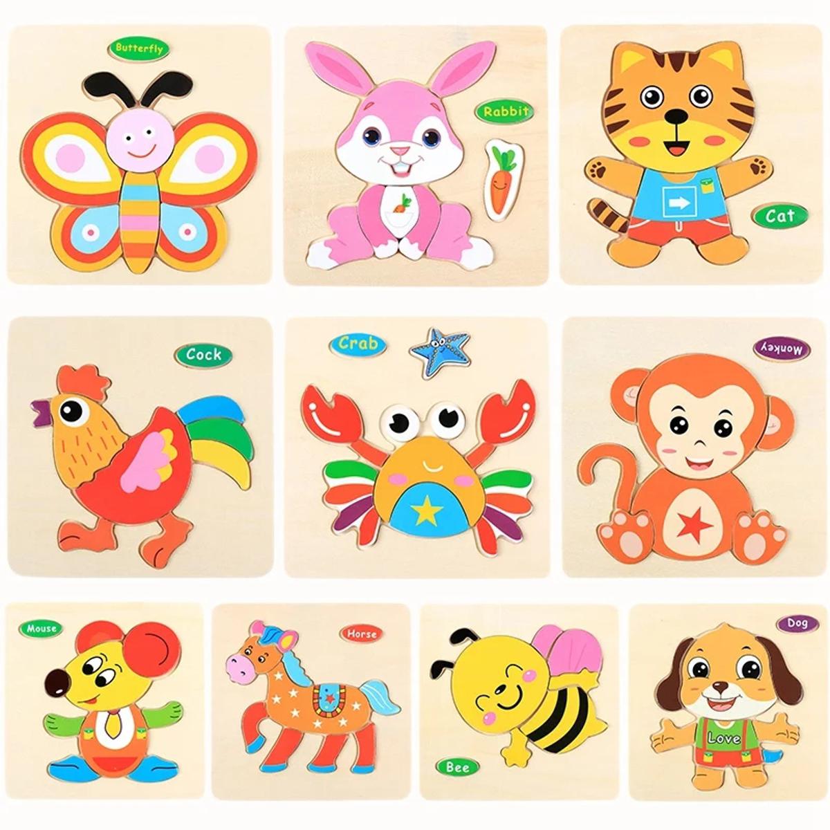 Easy Wooden Puzzle for kids Learning Puzzle for Children