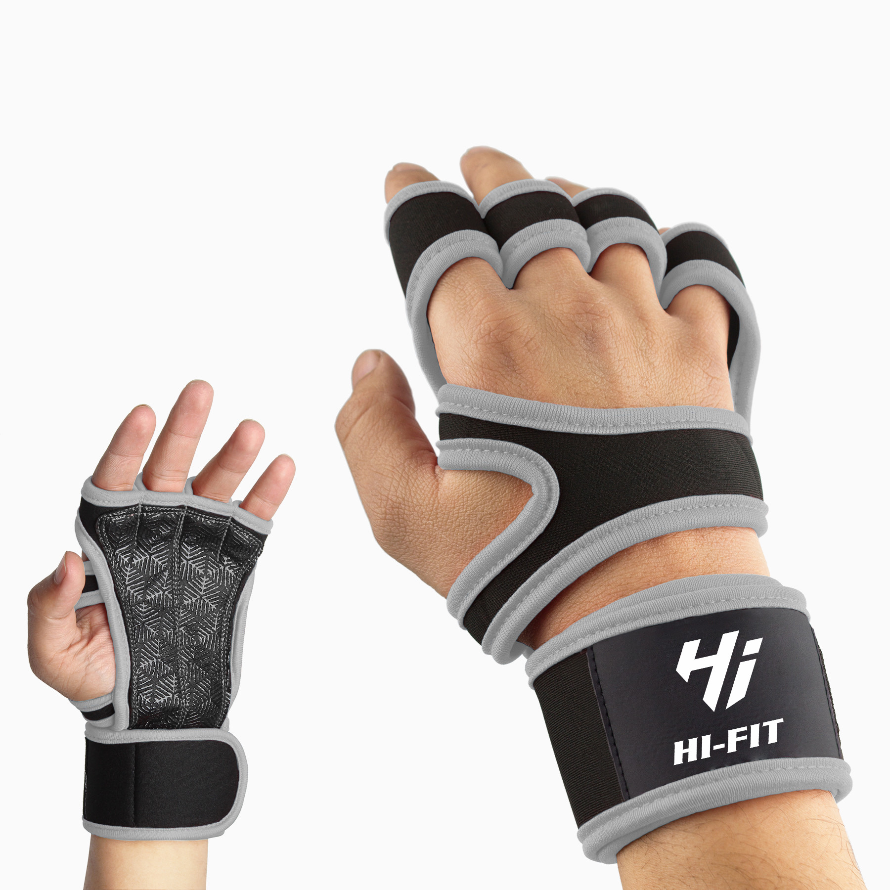 Weightlifting Gym Gloves for Workout, Weightlifting Gym Cross Training Pull Ups Exercise Hi-Fit