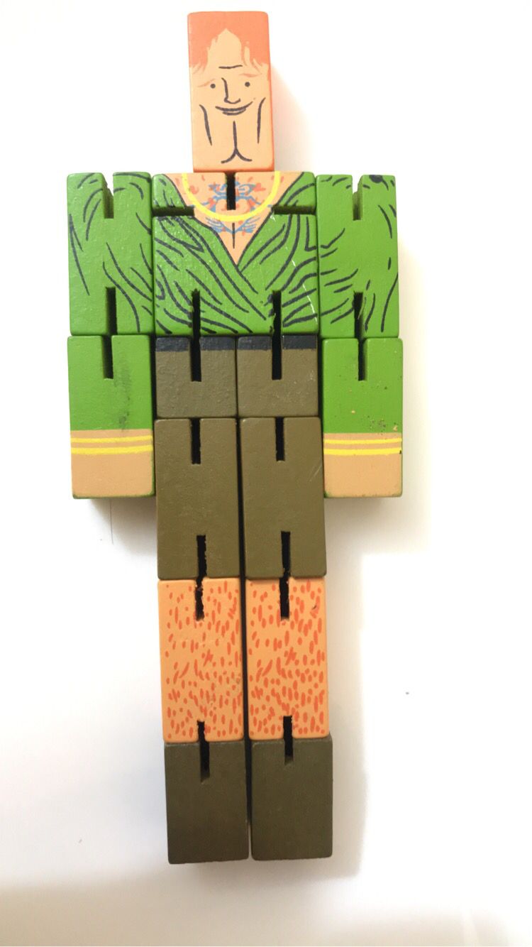 Wooden Puzzle Robot for Kids, Brain Teaserr