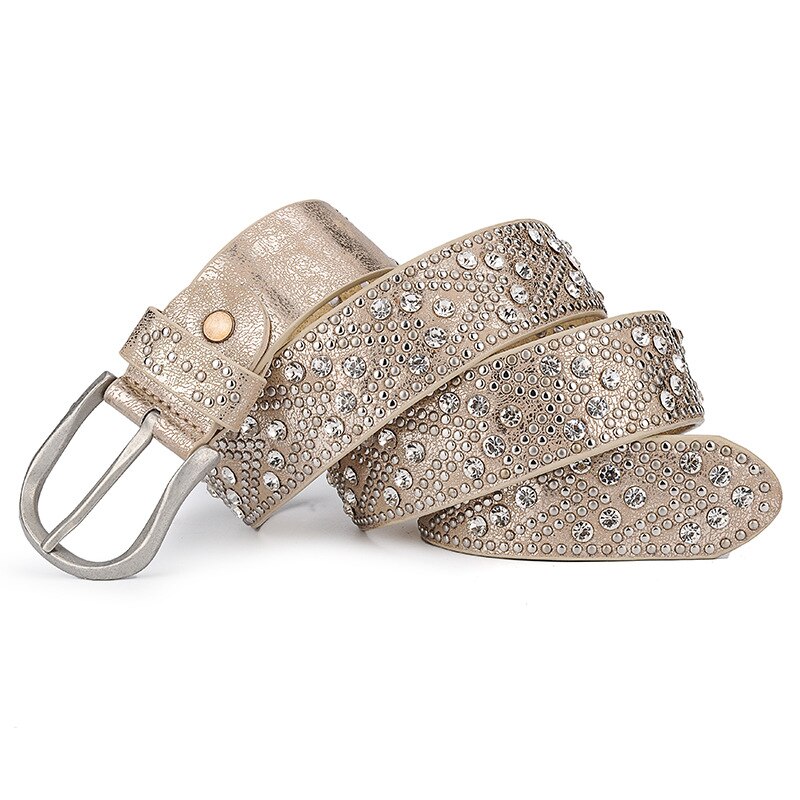 designer rhinestone belt