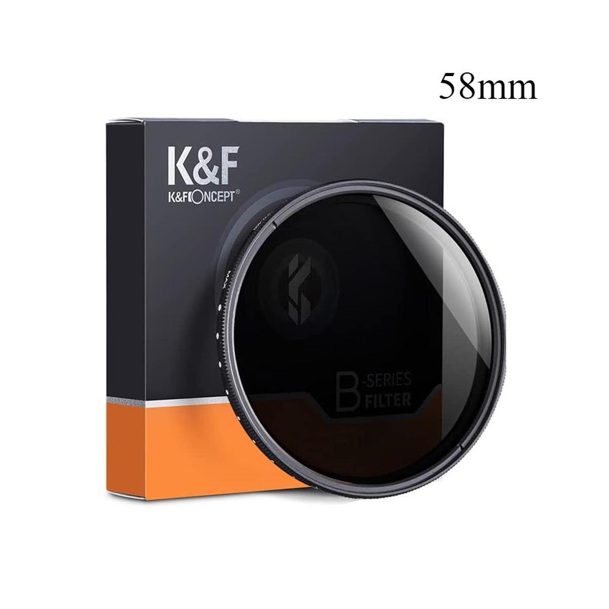 Amazon Neutral Density Filter 58mm K&F Concept 82mm Variable ND