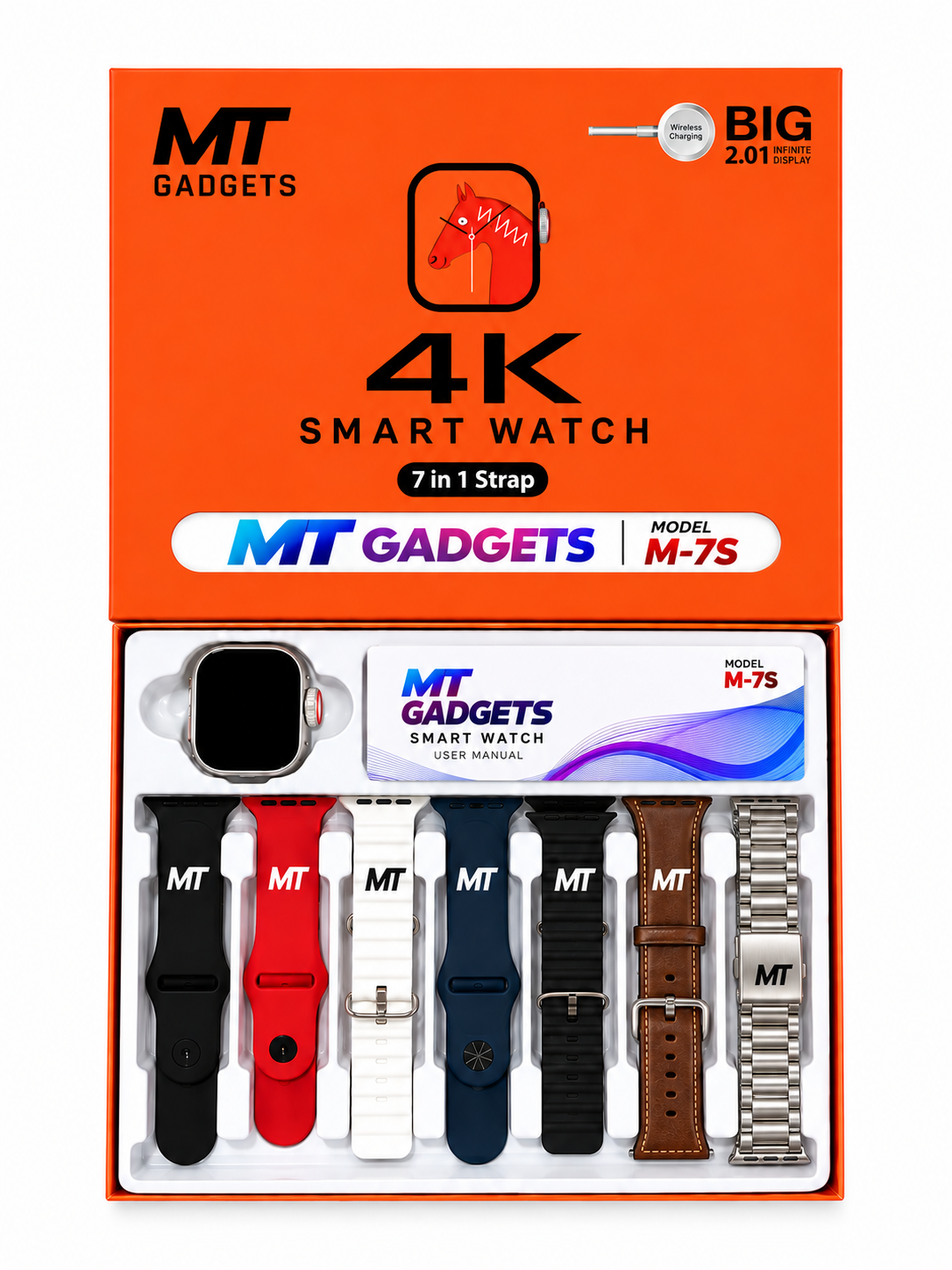 7 straps watch