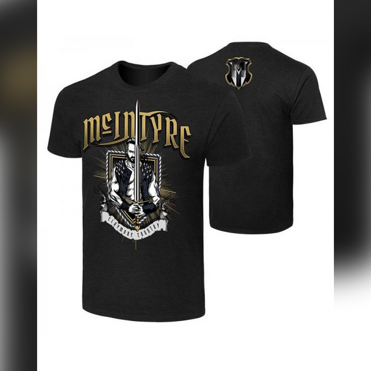 BLACK Drew McIntyre Claymore Country T 
