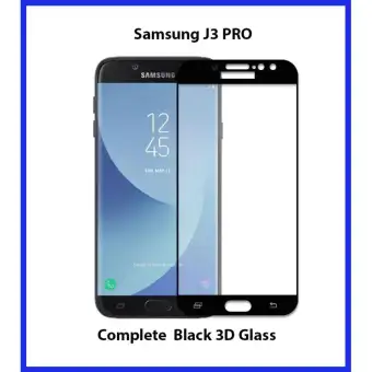 Samsung J3 Pro 17 Full Black 9d5d6d10d11d21d Tempered Glass Screen Protector Full Glue Edge To Edge For Samsung J3 Pro 17 Buy Online At Best Prices In Pakistan Daraz Pk