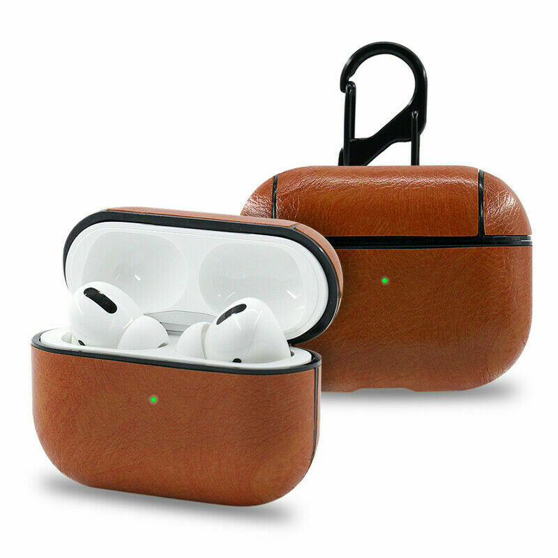 Leather Case/Cover with Hook – 360° Protection for Wireless Earbuds Pro & Pro 2 Style price in Pakistan