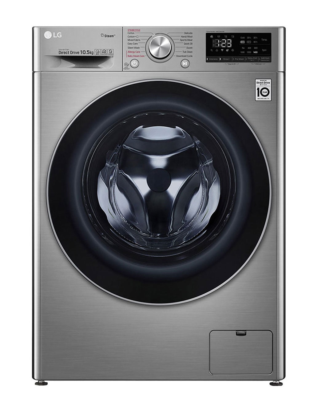 LG 10.5 Kg Vivace Washing Machine, with AI DD technology - F4V5RYP2T