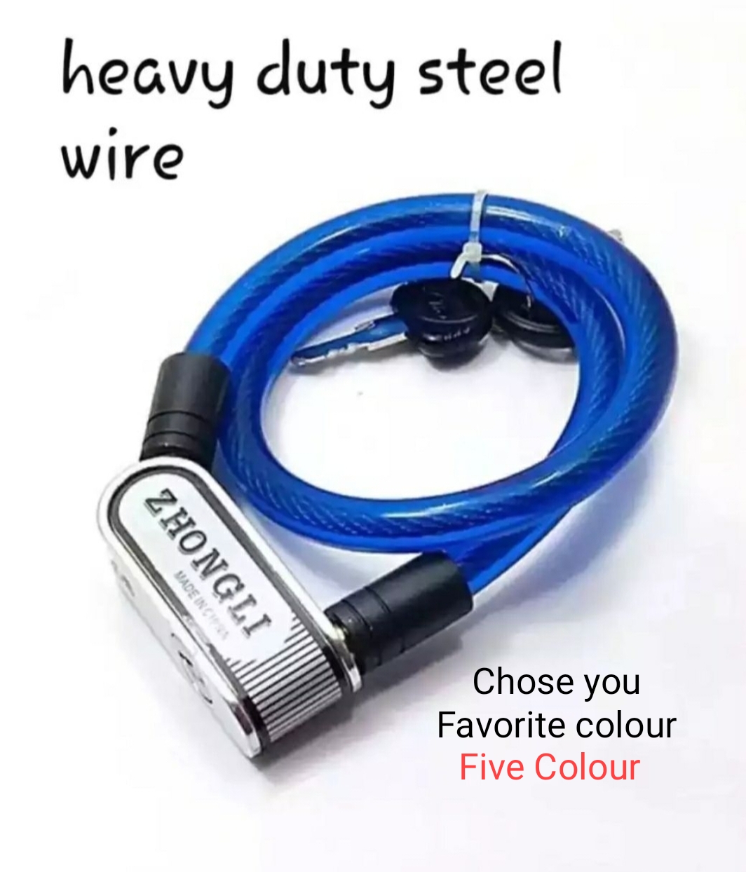 Steel Cable Bike Lock (wire lock,cycle 