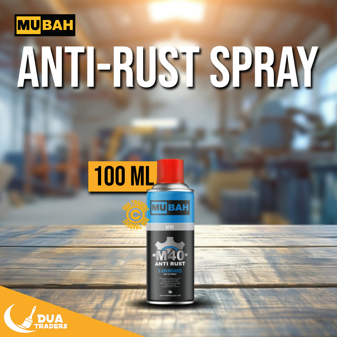 MUBAH M40 High-Quality Anti-Rust and Lubricant Spray - Metal Protection Solution