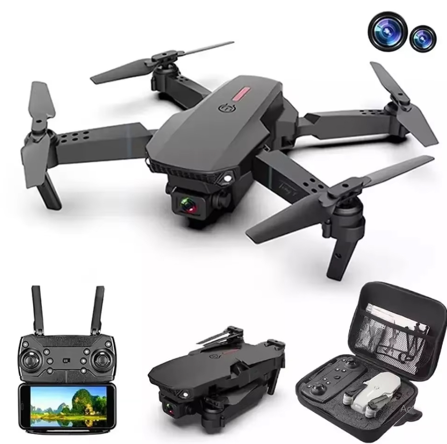 E88 Pro Drone with Double Camera 4k HD Wide Angle Drone Real Time Transmission Beginner E88pro Drones