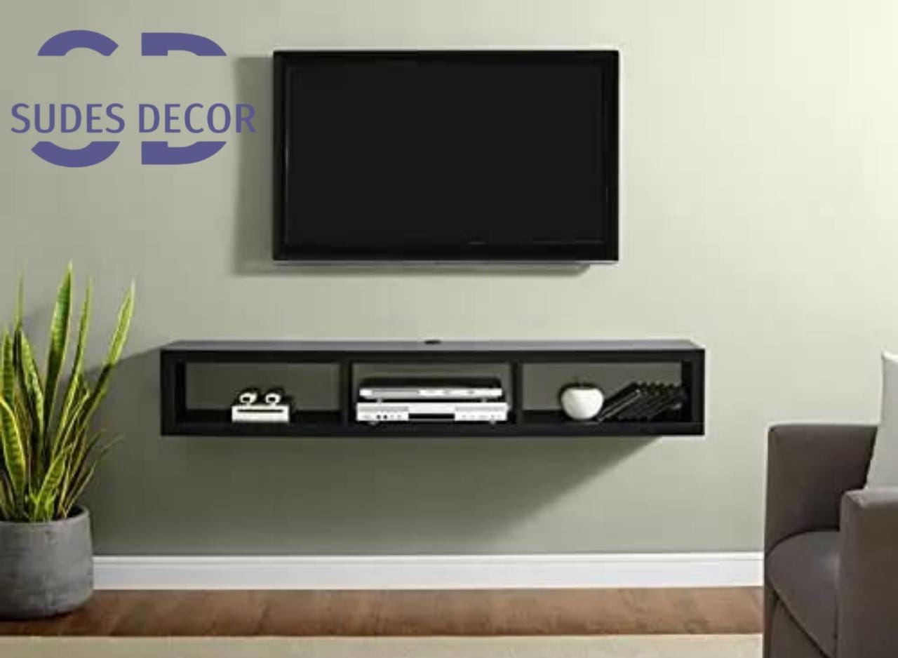 Led tv shelf Wall mounted Lcd racks Wall Mounted Media Console Floating TV Shelf Tv entertainment unit Floating tv rack