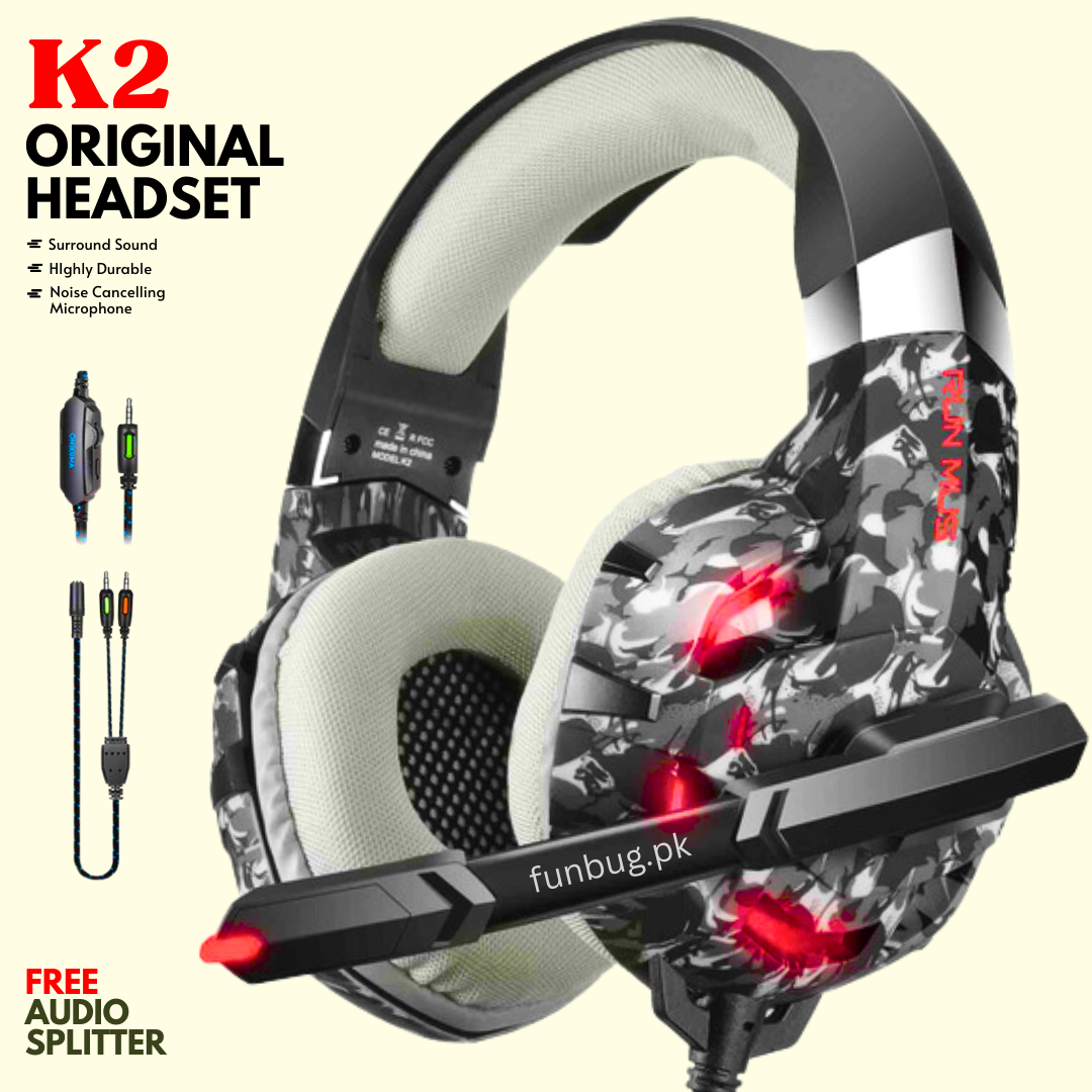 K2 Pro Gaming Runmus K2 Runmus Gaming Headset K2 Onikuma RUN MUS