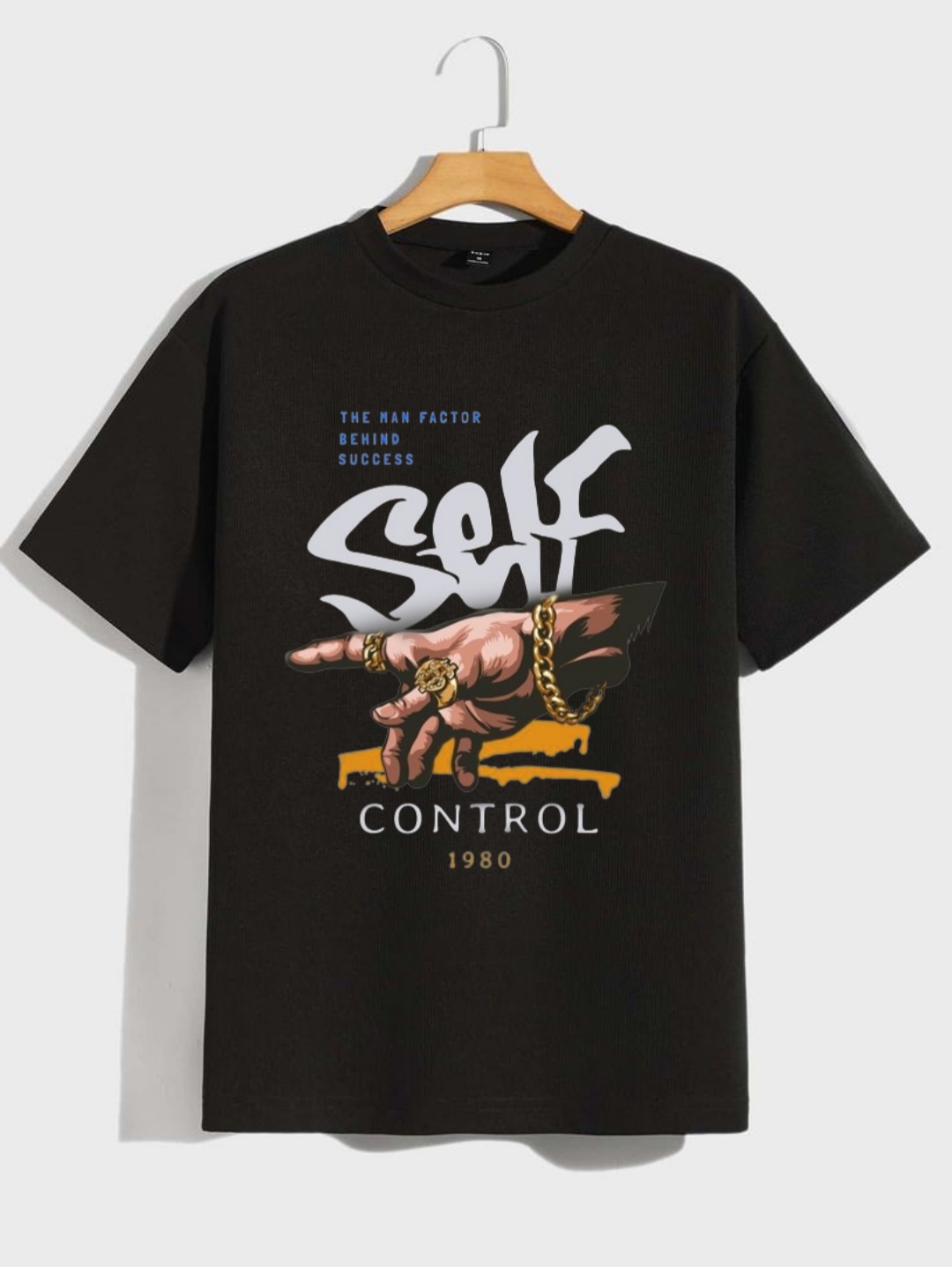 Self Control Printed T shirts For Men/Boys Summer Collection