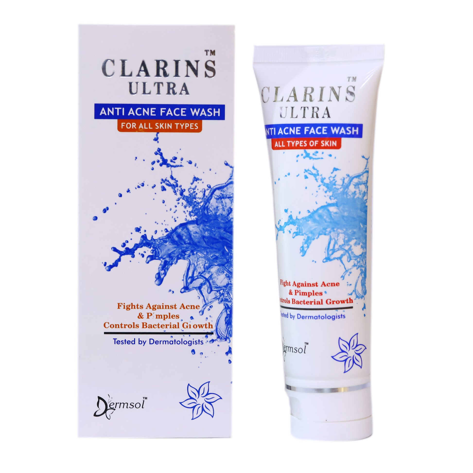 Clarins Ultra Anti Acne Face Wash | Facial Cleansing Care | 70ml