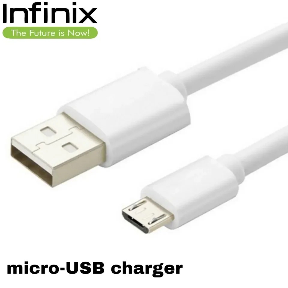 Infinix Original Data Cable Micro USB High-Speed USB Cable - Fast Charging Cable For Android Mobile Phones