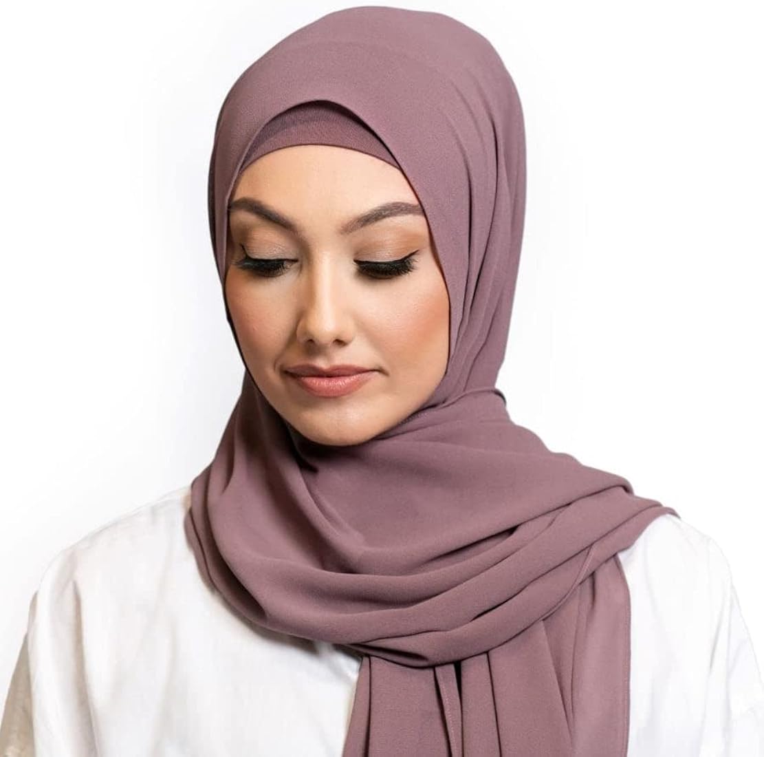 simple hijab dupatta