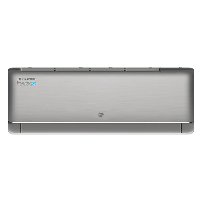 PEL InverterOn Fit Graphite T3 (H&C) AC 1 Ton | Model 12K Fit Graphite (NEW MODEL) | Auto Clean/Ampere Lock /100% Copper anti-corrosion/low  voltage Operate 140V /Energy Saver | 10 Year Compressor 05 