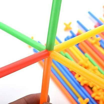 Super Bamboo Sticks Building Blocks | Learning Toys | Creative Toys | Building Block Sticks 200 Pcs For Kids