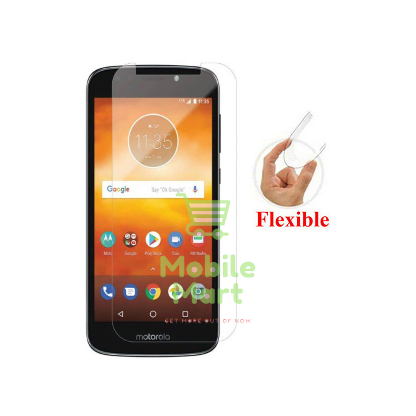 Motorola Moto E5 Play Unbreakable Gorilla Flexible Tempered Glass