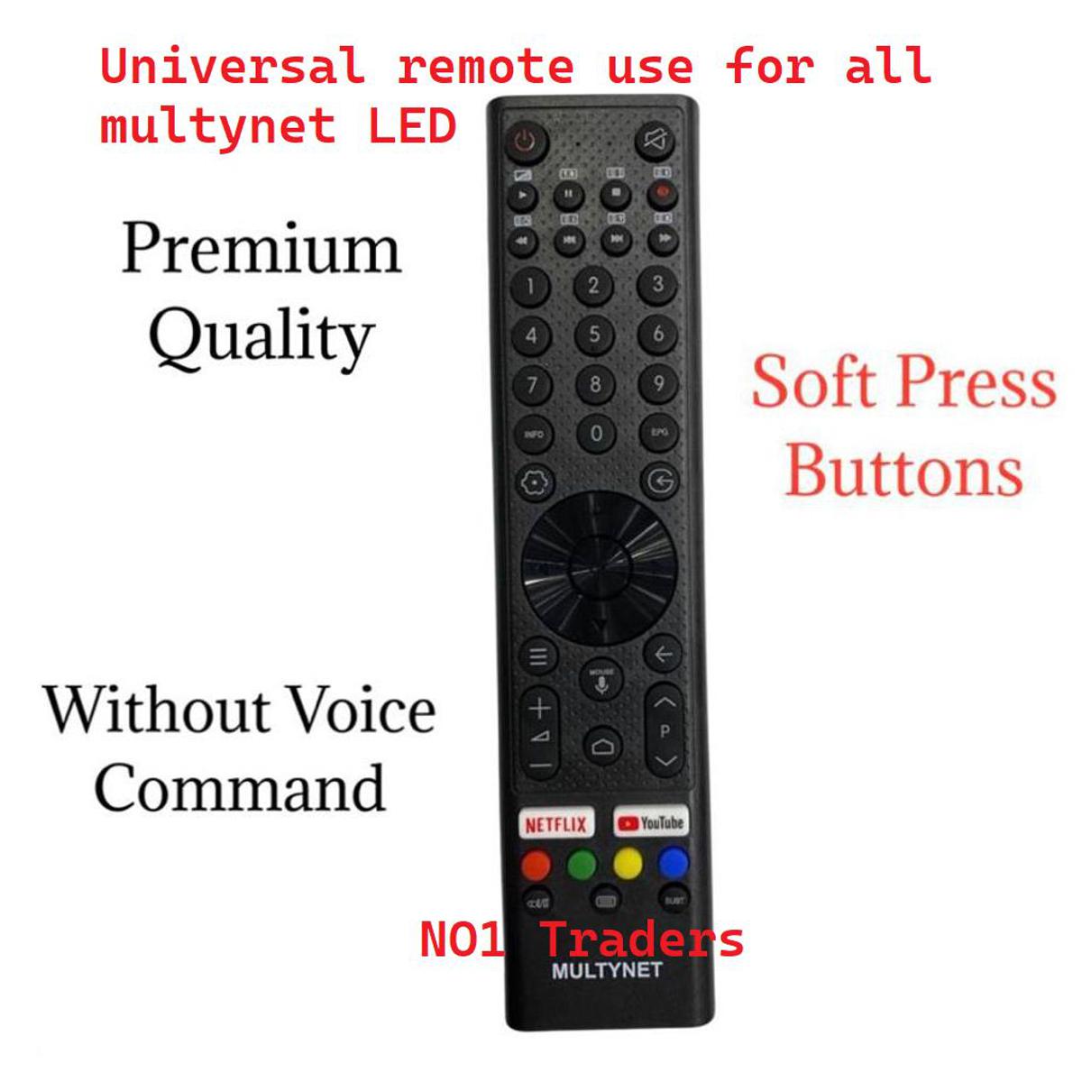 Multynet Smart Android LCD and LED TV remote