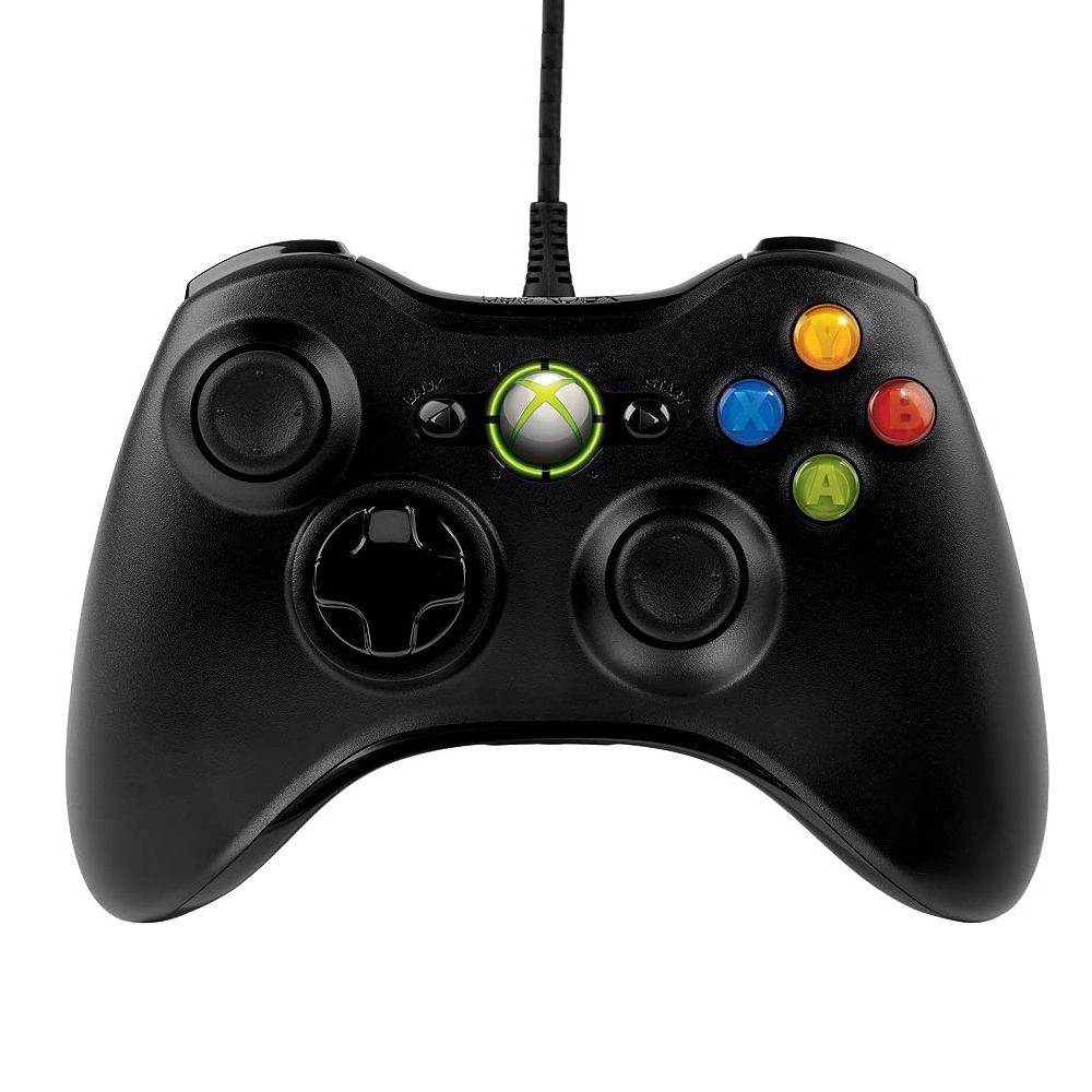 Wired USB Game Controller Joystick Gamepad For PC Windows 7 8 10 | Ergonomic Design Vibration Feedback Dual Analog Sticks | Plug And Play Console Compatible Durable Reliable High Precision Comfortable Grip Long Cable