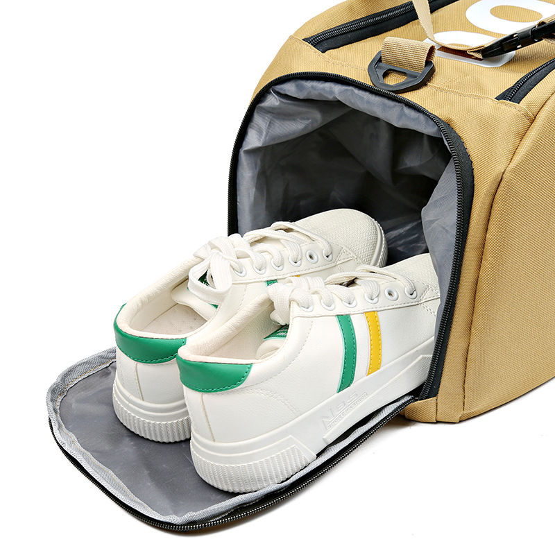 Gym Duffle Backpack Large Capacity Travel Bag with Shoe Compartment Waterproof Weekender Fitness Shoulder Handbag for Men Women Outdoor Sports Travel