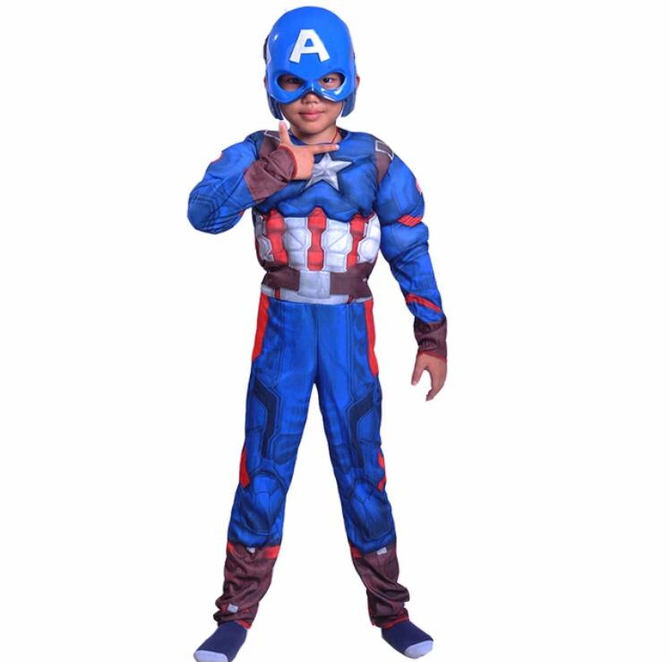 Captain America Costume For Kids For 3 To10 Years