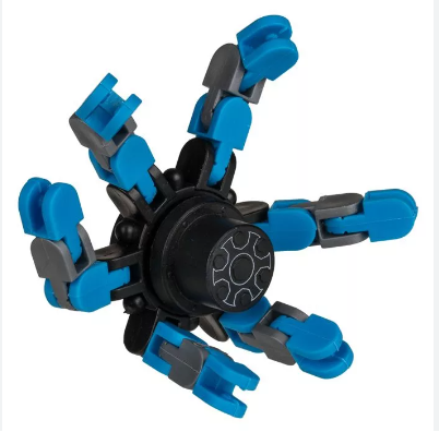 Finger Tip Spinner | Deformable Shape Changer | Fidget Robotic Spinner Transformable Hand Toy