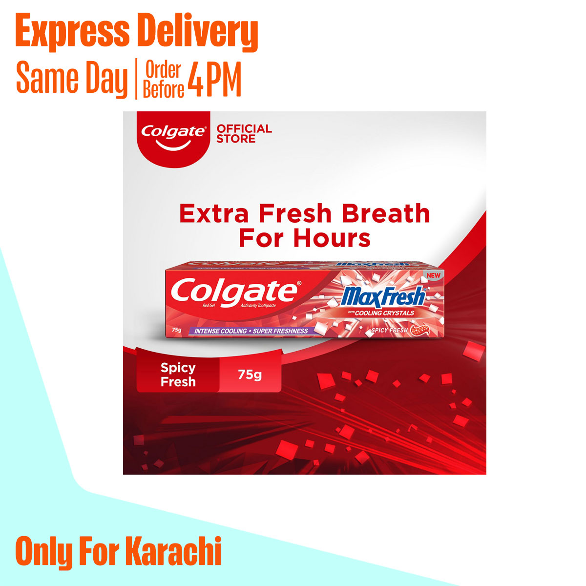 Colgate Maxfresh Spicy Fresh Toothpaste 75g