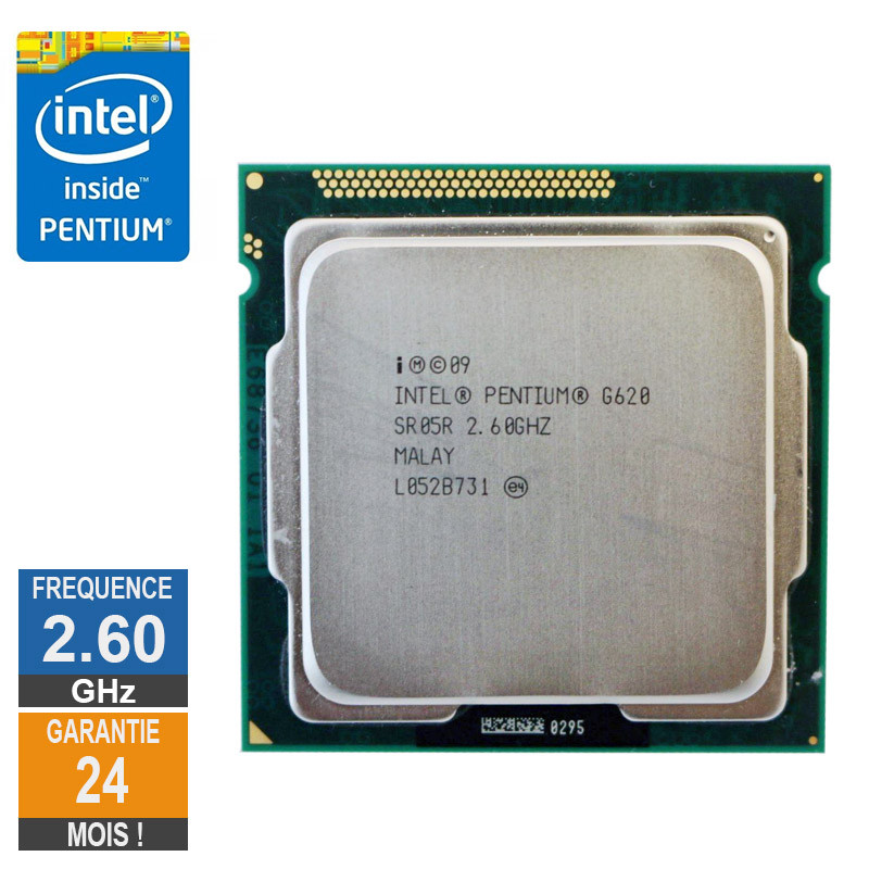 Intel Pentium Processor G620 (3M Cache, 2.60 GHz, LGA 1155)