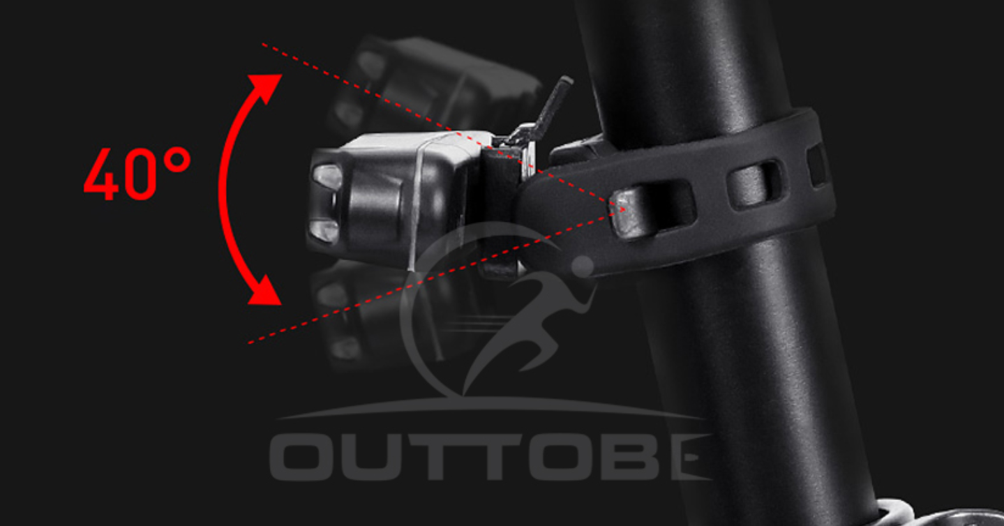 Outtobe Bicycle light Taillight LED bicycle parts Brake Bike Light Rear USB Rechargeable Turn Signals Lamp Cycling Helmet Light Lamp Waterproof Cycling Taillight Bike Light For Bicycle MTB Road Accessories