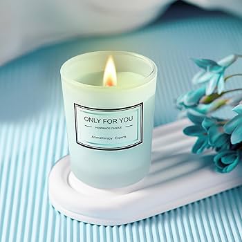 Scented Candle Glass Candle Holder Romantic Scented Candle