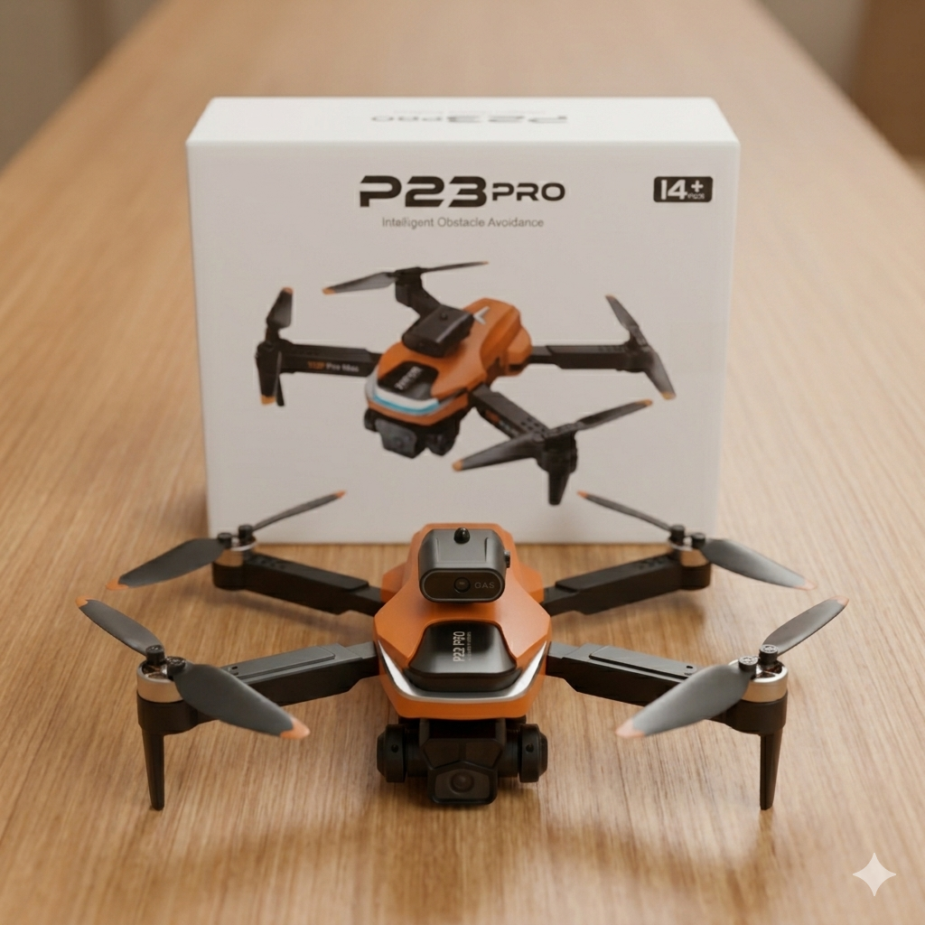 P23 Pro Camera Drone with Dual Camera  |  Foldable Quadcopter | Obstacle Avoidance