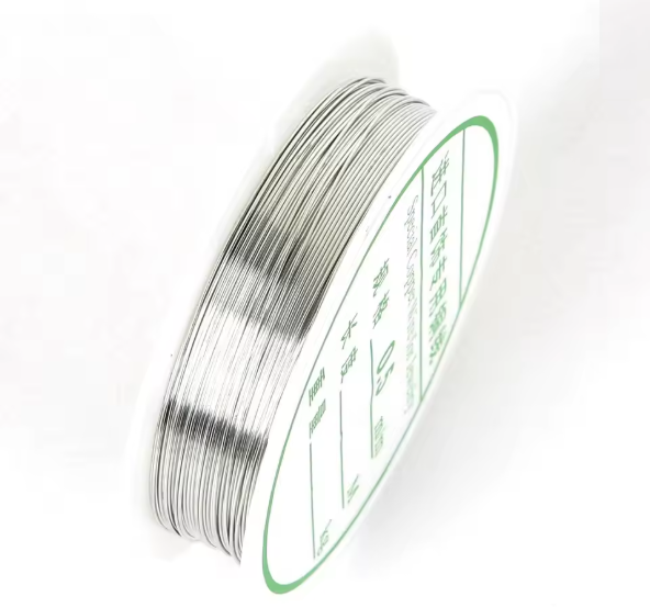 0.5mm | 0.6mm | Golden Silver Wire for Jewellery Making - 1 Piece | Used in Jewellery Making Accessories Bracelet Beading Thread DIY Projects