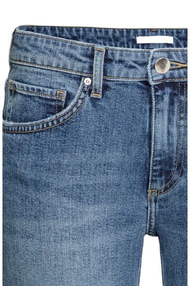 LEFTOVER SKINNY FIT PATCH-WORK RELEASED HEM WOMEN JEANS
