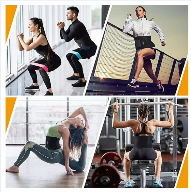 🏋️‍♂️🔥 Hot Body Shaper Sweat Sweet Belt – Slimming Tummy Trimmer Belt for Men & Women 🔥🏋️‍♀️Slimming Belt | Sweat Belt for Men | Waist Trainer | Body Shaper Belt | Belly Fat Burner | Tummy Trimmer for Women | Workout Belt | Unisex Sweat Belt | Daraz