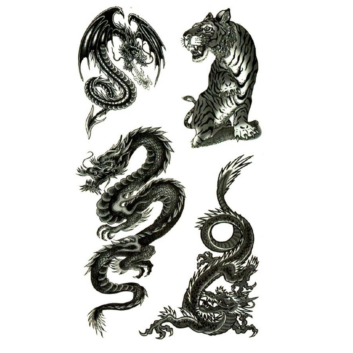 Discover 79+ kung fu tattoos tiger and dragon latest in.cdgdbentre