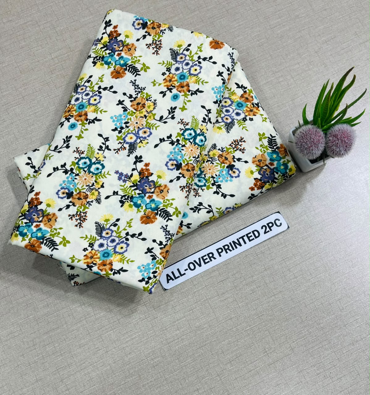 UN-Stitched Digital Printed All Over 2 PCs For Summer Season 20+ Designs & Color