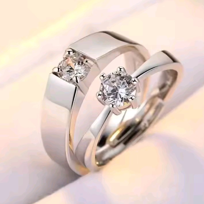 European style Angel Wings Couple Rings For Women Girls