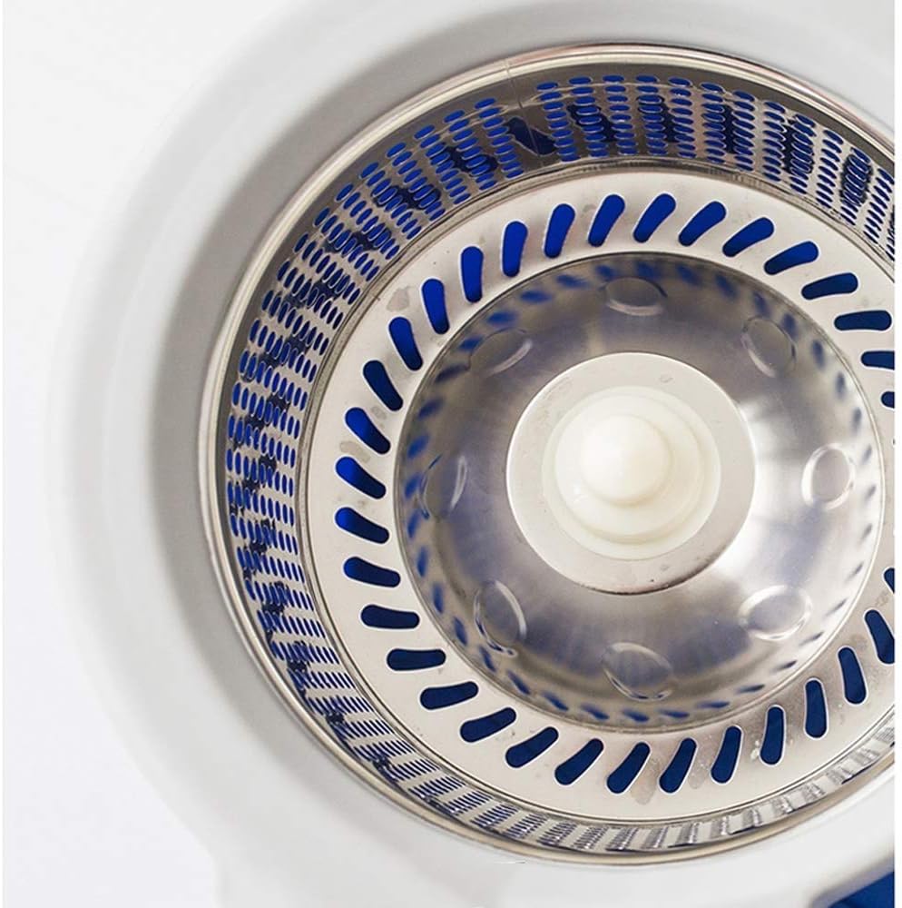 Primo Spin Mop Stainless Steel Mop With Bucket - Microfiber Home Clean Mops