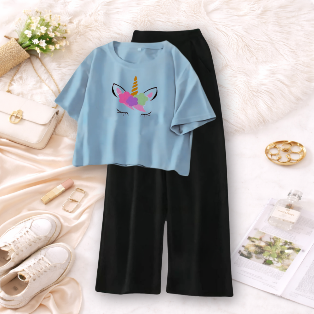 Sky Blue & Black