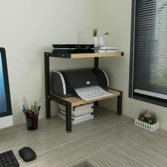 Printer Stand 2 Tier Stylish Office Desktop Stand Office Copier