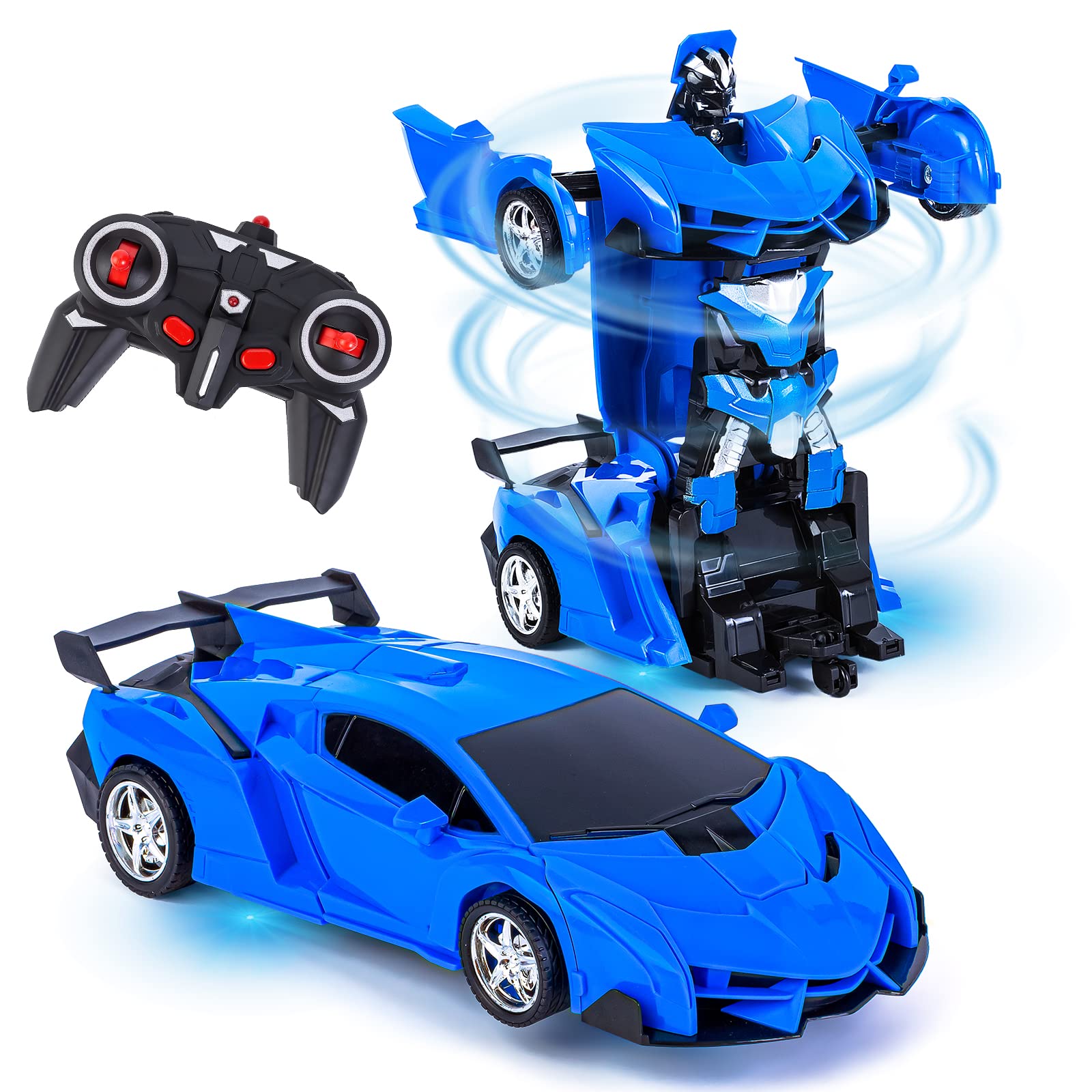 Remort Control Rechargable Transformer Robot Car Toy For Kids