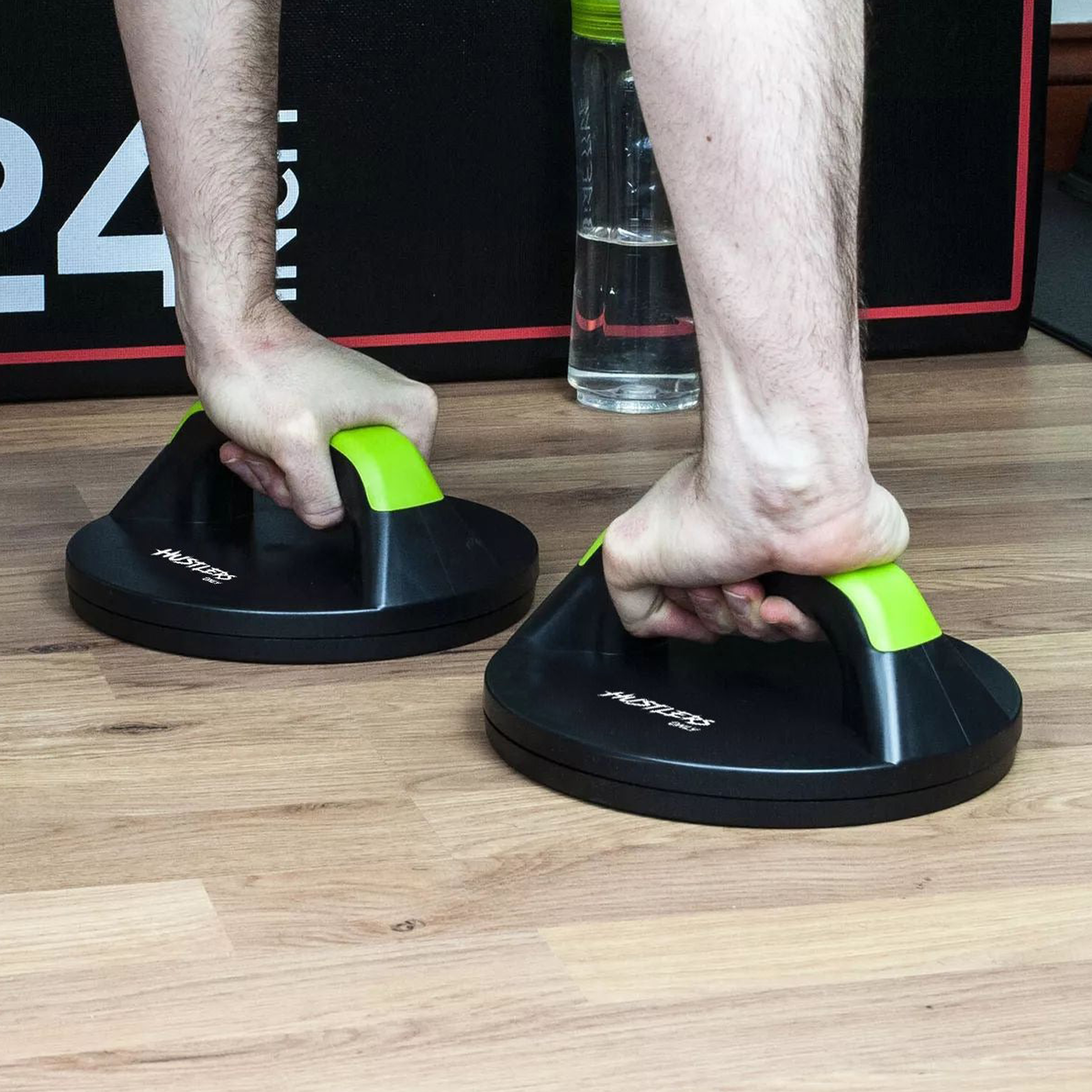 Rotating Push Up Bar Muscle Strength Exercise Bar